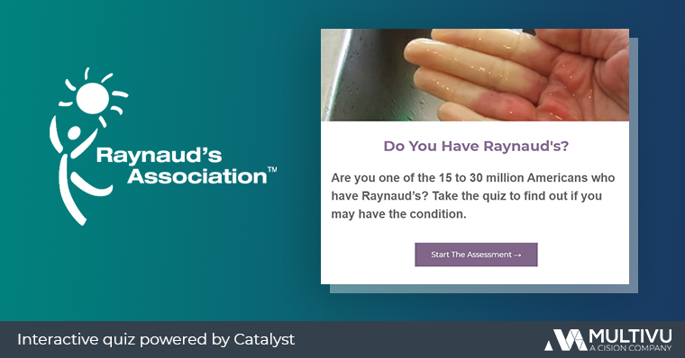 Raynaud's Association Catalyst interactive quiz